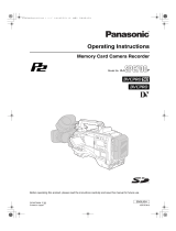 Panasonic AJ-SPC700 User manual