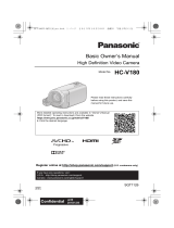 Panasonic HC-V180 Owner's manual