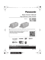 Panasonic HC-W Series User HC-V380 Owner's manual