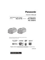Panasonic HC-VX870 Owner's manual