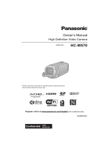 Panasonic HC-W570 Owner's manual
