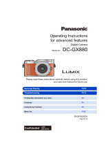 Panasonic DC-GX880 Owner's manual