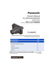 Panasonic DCLX100M2EB Owner's manual