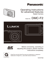 Panasonic DMC-F2 User manual