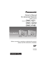 Panasonic DMC-SZ1A Owner's manual
