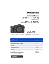 Panasonic DMCFZ1000EB User manual