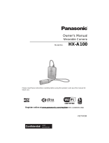 Panasonic HX-A Series User HX-A100 User manual