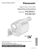 Panasonic PV-DV51 User manual