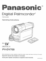 Panasonic PV-DV700 Operating instructions