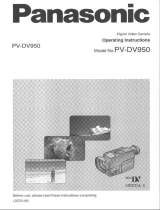 Panasonic PV-DV950 User manual
