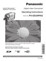 Panasonic PV-GS34PKG User manual