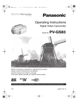 Panasonic PV-GS83 User manual