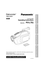 Panasonic PV-L751 User manual