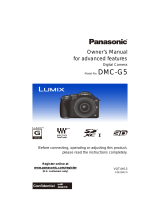 Panasonic DMC-G5KBODY User manual