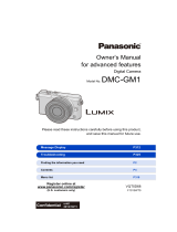 Panasonic DMCGM1EB User manual