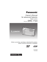 Panasonic DMC-TS4 User manual
