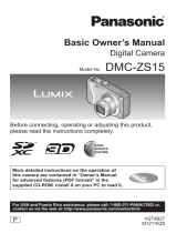 Panasonic DMC-ZS15K User manual