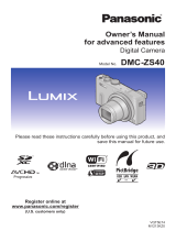 Panasonic DMC-ZS40 User manual