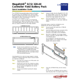 LSI MegaRAID SCSI 320-4X Controller Field Battery Pack Quick Installation Guide