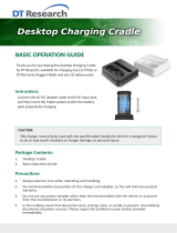 DT Research Desktop Charging Cradle (DT362/DT363) Basic Operation Manual