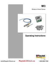 RayTek MI3 Operating Instructions Manual