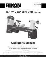 Rikon Power Tools 70-220VSR User manual