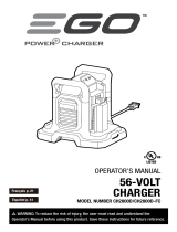 EGO CH2800D 56-Volt Chaerger User manual