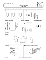 Danfoss Thermostat, type KP 61 - KP 81 Installation guide