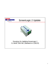 Pentair ScreenLogic Update Operating instructions