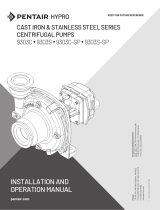 Pentair HYPRO 9303C Owner's manual