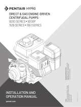 Hypro 9200 1526 & 1551 Direct & Gas Engine Driven Centrifugal Pumps Owner's manual