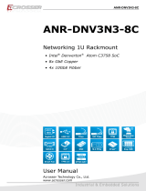 Acrosser Technology ANR-DNV3N3-8C 1U Owner's manual