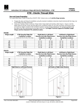 Hagerco 790-900 - Door of Any Material Electric Through Wires Modification instruction
