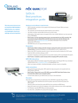 TANDBERG RDX QuikStor Integration Guide