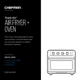 Chefman Chefman ToastAir Air Fryer + Toaster Oven, Stainless Steel, 20 Liter User guide