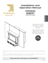 Century CW2900-I + FACEPLATE Owner's manual