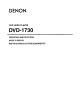 Denon 1730 Operating Instructions Manual