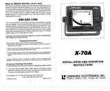 Lowrance X-70A Owner's manual