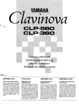Yamaha Clavinova CLP-560 Owner's manual