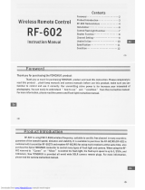 Yongnuo RF-602 User manual