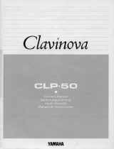 Yamaha CLP50 User manual