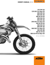 KTM 250 EXC six days Owner's manual