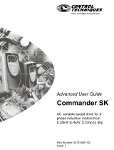 Control Techniques Commander SK Advanced User's Manual
