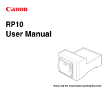 Canon imageFORMULA RP10 User guide