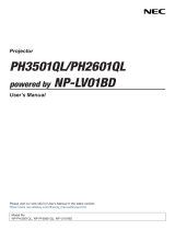 NEC NP-PH3501QL User manual