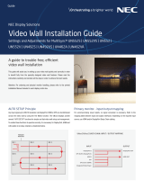 NEC UN552-TMX4P Installation guide
