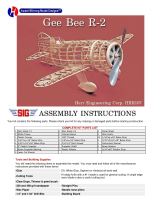 SIG Gee Bee R-2 User manual