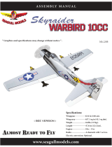 Seagull Skyraider Warbird 10CC User manual