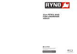 Ryno XSS41A Owner's manual