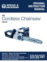 Spear & Jackson S3635CC 35cm Cordless Chainsaw Owner's manual